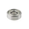 SKF Single Row Deep Groove Ball Bearing 7 mm ID, 17 mm OD, 5 mm Width, Sheet Metal Cage, 619/7-2Z