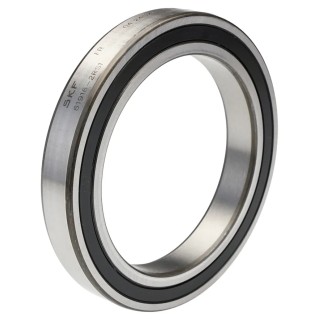 SKF Single Row Deep Groove Ball Bearing 80 mm ID 110 mm OD 16 mm Width Sealed Cage Sheet Metal Steel Balls 61916-2RS1