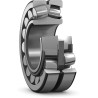 SKF Spherical Roller Bearing Taper Bore 90 mm ID 190 mm OD Steel Rollers 637 kN Dynamic Load 22318 EJA/VA405