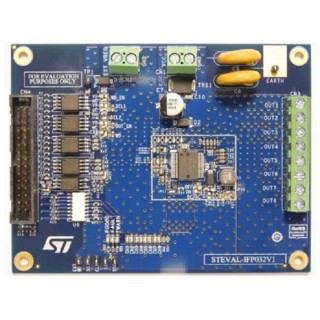 STMicroelectronics Eight-Channel High-Side Driver Evaluation Board with VNI8200XP-32 Step Down Converter STEVAL-IFP032V1