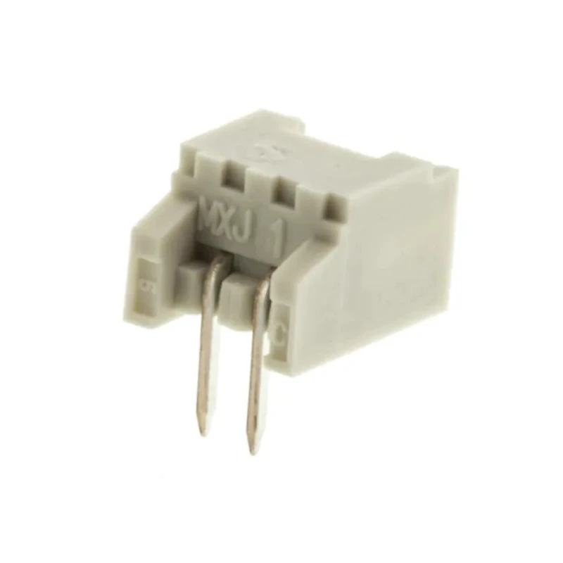 Molex PicoBlade Series Right Angle Through Hole PCB Header, 2 Contacts, 1.25 mm Pitch, 1 Row, Shrouded 53048-0210