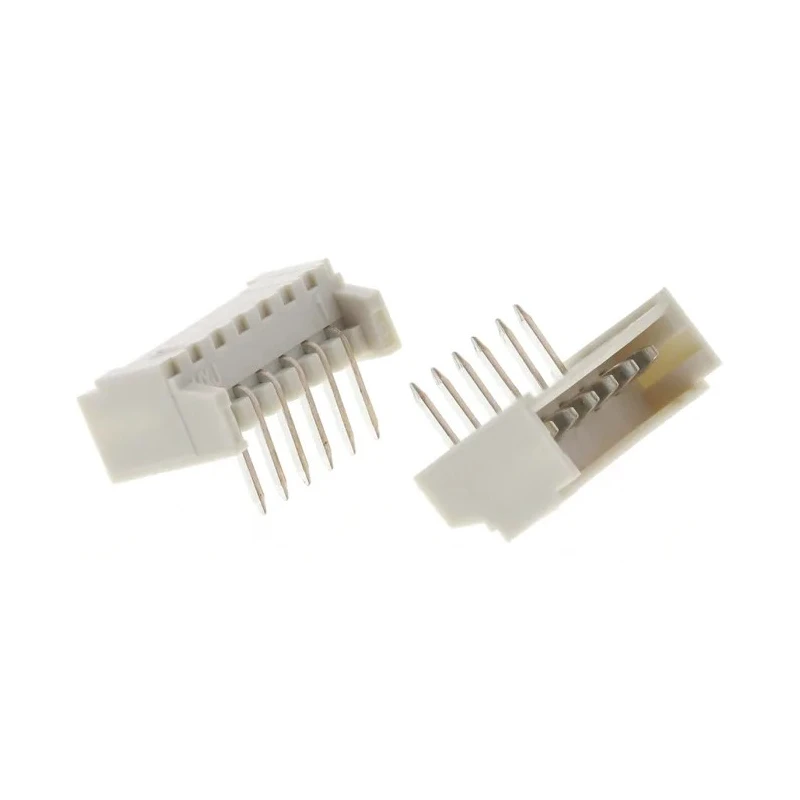 Molex PicoBlade Series Right Angle Through Hole PCB Header 6 Contacts 1.25 mm Pitch 1 Row Shrouded 53048-0610