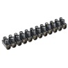 Legrand Terminal Strip 12-Way 16mm² Wire 76A Screw 400V Polypropylene Black 0 342 17