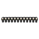 Legrand Terminal Strip 12-Way 16mm² Wire 76A Screw 400V Polypropylene Black 0 342 17