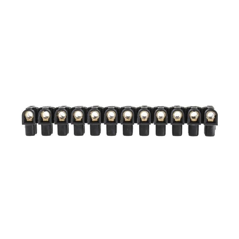 Legrand Terminal Strip 12-Way 16mm² Wire 76A Screw 400V Polypropylene Black 0 342 17