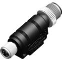 RS PRO Straight Circular Connector Adapter M12 Male to Female 30V 4A IP67 55mm Length 208-0544