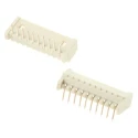 Molex PicoBlade Series Right Angle Through-Hole PCB Header 10 Contacts 1.25mm Pitch Nylon Housing Shrouded 53048-1010