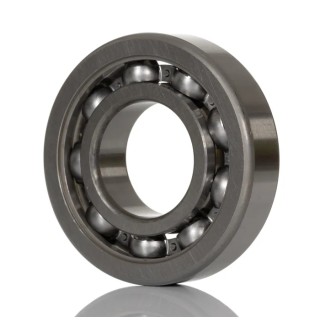 SKF Single Row Deep Groove Ball Bearing 31.75 mm ID, 69.85 mm OD, 17.462 mm Race Width, Sheet Metal Cage, Steel Balls RLS 10