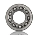 SKF Single Row Deep Groove Ball Bearing 31.75 mm ID, 69.85 mm OD, 17.462 mm Race Width, Sheet Metal Cage, Steel Balls RLS 10