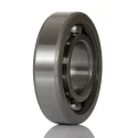 SKF Single Row Deep Groove Ball Bearing 31.75 mm ID, 69.85 mm OD, 17.462 mm Race Width, Sheet Metal Cage, Steel Balls RLS 10