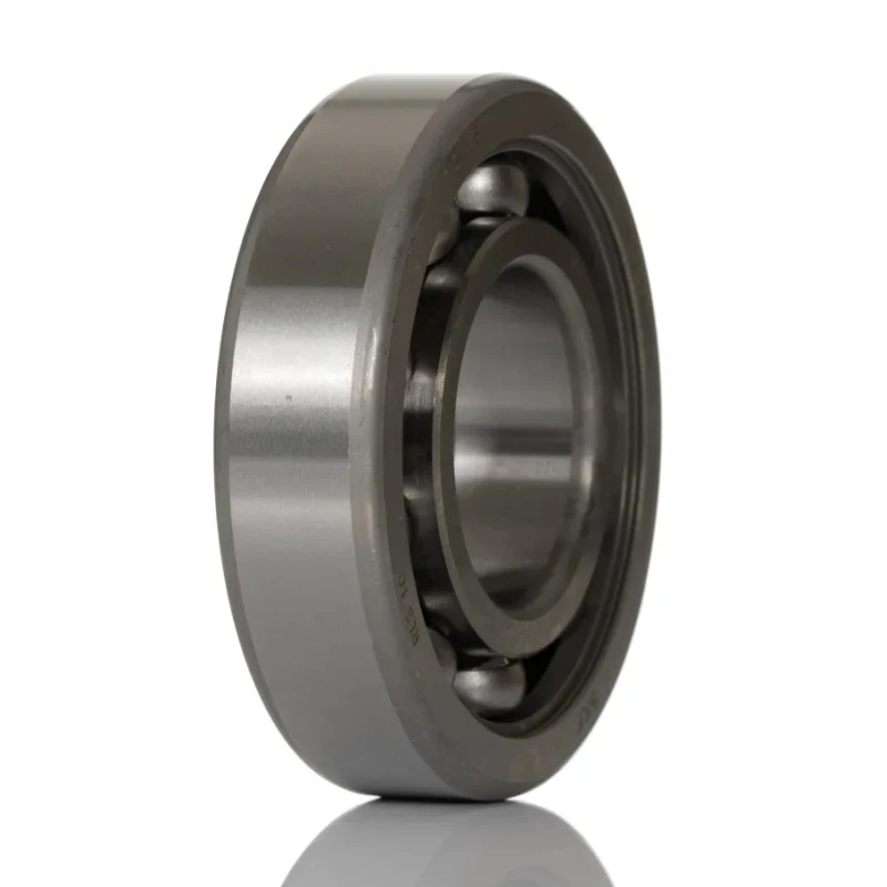 SKF Single Row Deep Groove Ball Bearing 31.75 mm ID, 69.85 mm OD, 17.462 mm Race Width, Sheet Metal Cage, Steel Balls RLS 10