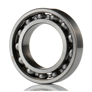 SKF Single Row Deep Groove Ball Bearing 38.1 mm ID, 82.55 mm OD, 19.05 mm Width, Sheet Metal Cage RLS 12