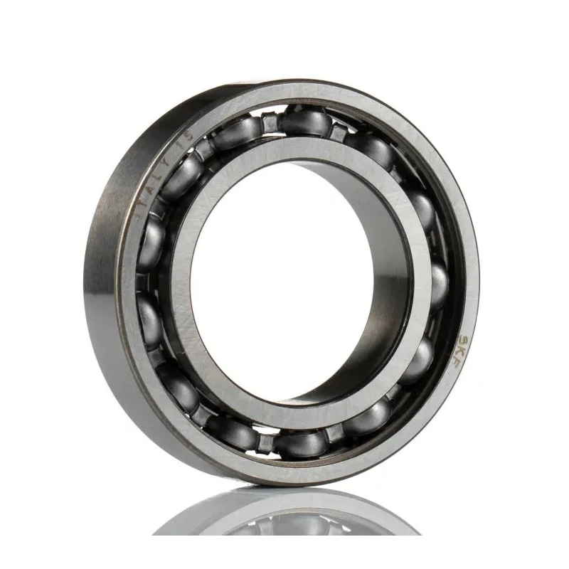 SKF Single Row Deep Groove Ball Bearing 38.1 mm ID, 82.55 mm OD, 19.05 mm Width, Sheet Metal Cage RLS 12