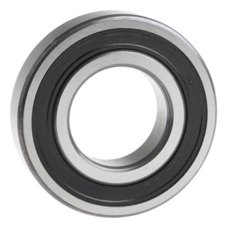 SKF Single Row Deep Groove Ball Bearing, Sealed, 22.23 mm ID, 50.8 mm OD, 14.288 mm Width, Steel Balls, Sheet RLS 7-2RS1
