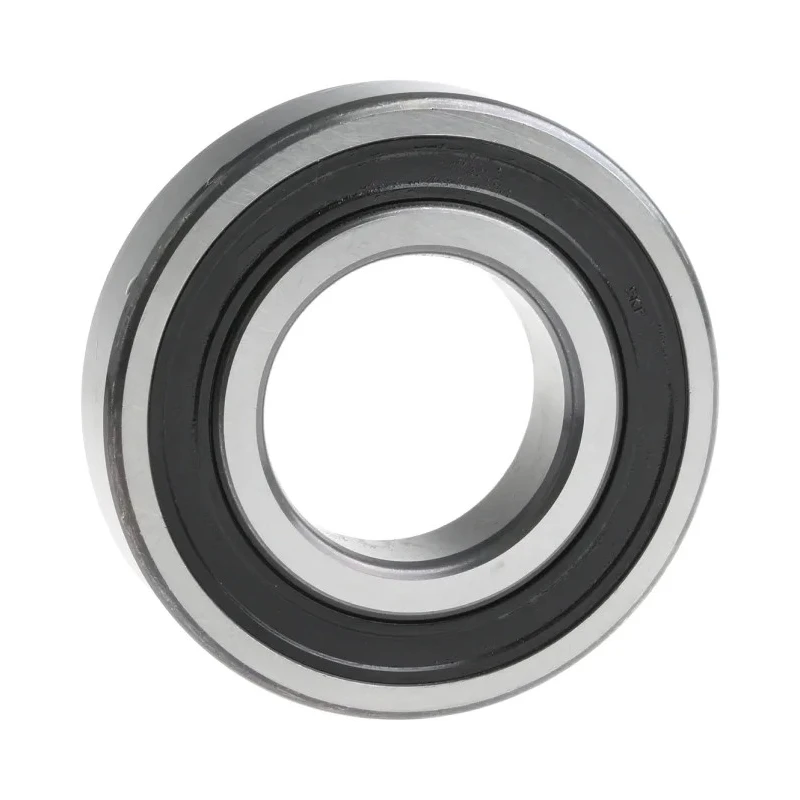 SKF Single Row Deep Groove Ball Bearing, Sealed, 22.23 mm ID, 50.8 mm OD, 14.288 mm Width, Steel Balls, Sheet RLS 7-2RS1