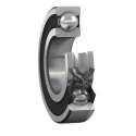 SKF Single Row Deep Groove Ball Bearing 28.58 mm ID, 63.5 mm OD, 15.875 mm Race Width, Sheet Metal Cage, Sealed RLS 9-2RS1