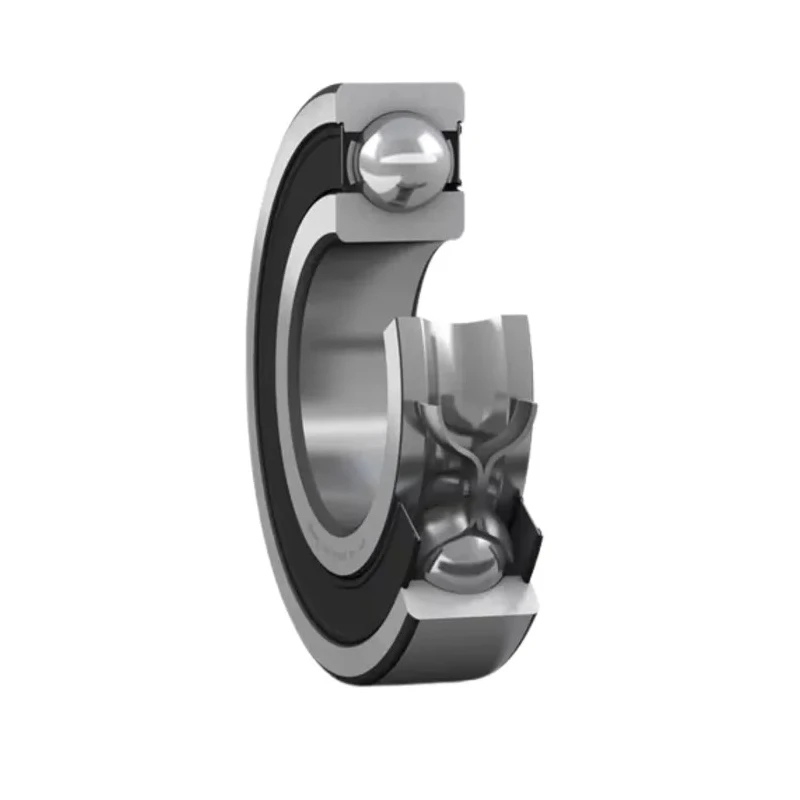 SKF Single Row Deep Groove Ball Bearing 28.58 mm ID, 63.5 mm OD, 15.875 mm Race Width, Sheet Metal Cage, Sealed RLS 9-2RS1