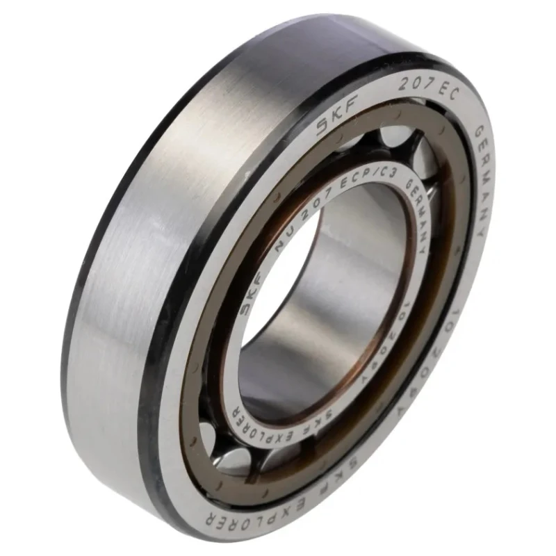 SKF Cylindrical Roller Bearing 35 mm Inside Diameter 72 mm Outside Diameter 17 mm Race Width Shielded NU 207 ECP/C3