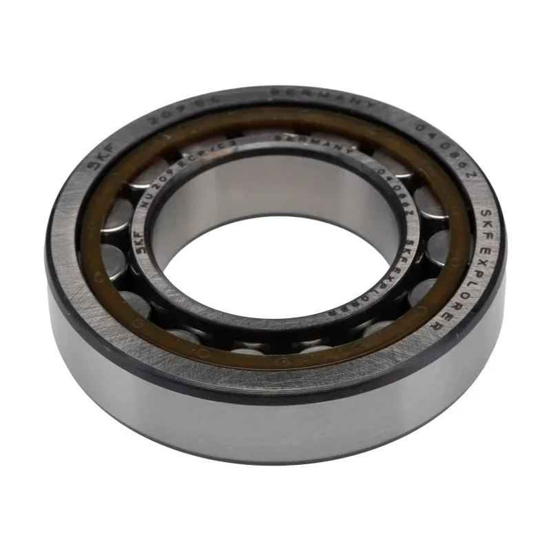 SKF Single-Row Cylindrical Roller Bearing 45 mm ID, 85 mm OD, 19 mm Width, Shielded, Non-Metallic Cage, 9500 NU 209 ECP/C3