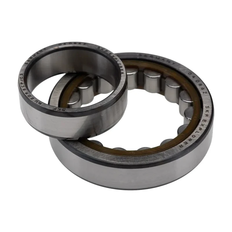SKF Single-Row Cylindrical Roller Bearing 45 mm ID, 85 mm OD, 19 mm Width, Shielded, Non-Metallic Cage, 9500 NU 209 ECP/C3