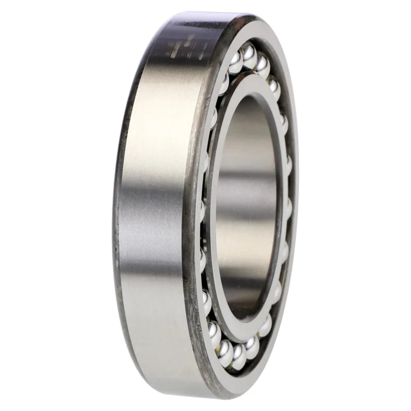 SKF Self-Aligning 2 Row Ball Bearing 55 mm ID 100 mm OD 21 mm Race Width Non-Metallic Cage Steel Balls Open End 1211 EKTN9