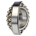 SKF Self-Aligning 2 Row Ball Bearing 55 mm ID 100 mm OD 21 mm Race Width Non-Metallic Cage Steel Balls Open End 1211 EKTN9