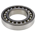 SKF Self-Aligning 2 Row Ball Bearing 55 mm ID 100 mm OD 21 mm Race Width Non-Metallic Cage Steel Balls Open End 1211 EKTN9