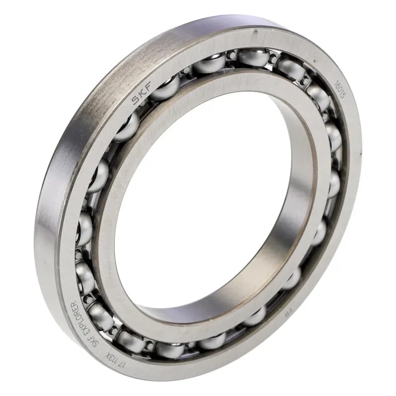SKF Single Row Deep Groove Ball Bearing 75 mm ID, 115 mm OD, 13 mm Race Width, Sheet Metal Cage Steel Balls 16015