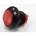 RS PRO Illuminated Push Button Switch, Momentary, Panel Mount, 13.6 mm Cutout, SPST, Red LED, IP67, 36 V dc 250 V ac 209-9109