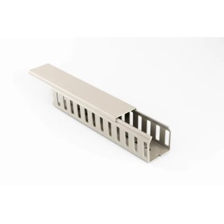Betaduct Grey Closed Slot Cable Trunking W100mm x D100 mm x L2 m Polyvinyl Chloride 