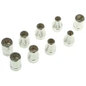 Facom 9-Piece 1/2" 12 Point Socket Set Chrome Vanadium Steel Bright Chrome Finish S.40E