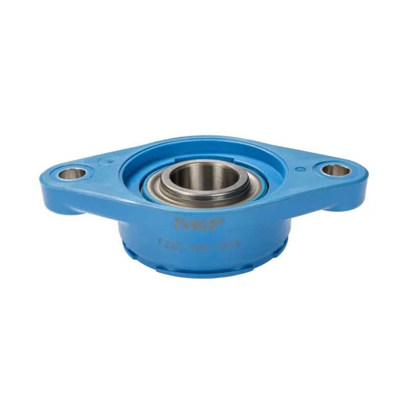 SKF Stainless Steel 2 Hole Bearing Unit 30 mm ID, 157mm Length, Closed End, F2BC 30M-TPSS