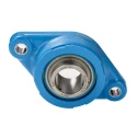 SKF Stainless Steel 2 Hole Bearing Unit 30 mm ID, 157mm Length, Closed End, F2BC 30M-TPSS