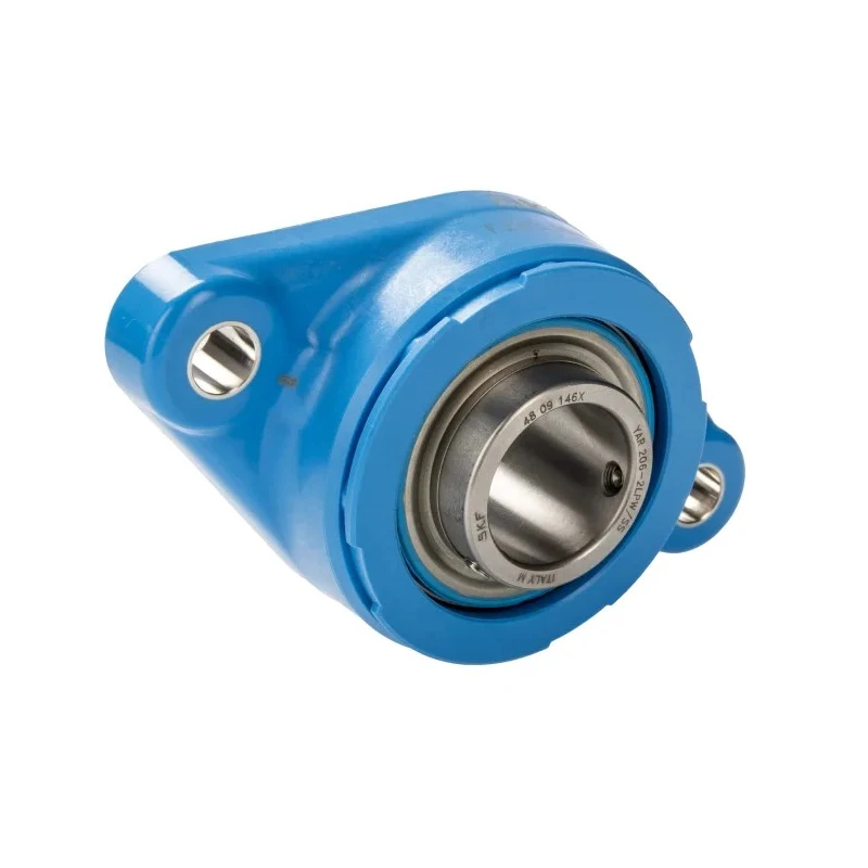 SKF Stainless Steel 2 Hole Bearing Unit 30 mm ID, 157mm Length, Closed End, F2BC 30M-TPSS