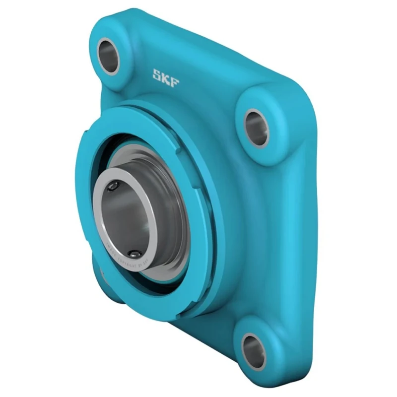 SKF Stainless Steel 4 Hole Square Flanged Ball Bearing Unit 38.1 mm ID 135 mm Length F4BC 108-CPSS-DFH