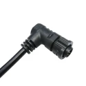 Amphenol Industrial Male 6 Way X Lock B Size Sensor Actuator Cable 300V AC 1m BBD-06AFMM-QR8F01