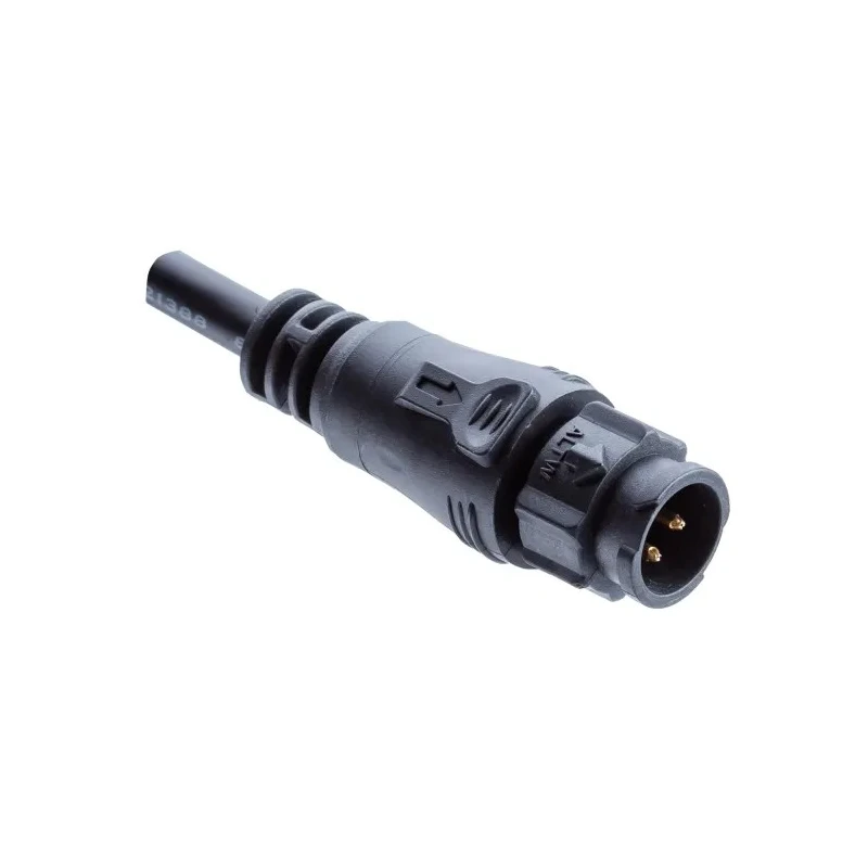 Amphenol Industrial Male 5 Way X Lock B Size to Unterminated Free End Sensor Actuator Cable, 1 m BD-05AMMM-QL8D01