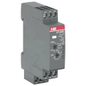 ABB CT-C Series DIN Rail Snap-On Timer Relay 2 Contacts SPDT Configuration, 24 to 240 V AC, 0.05 s to 100 h 1SVR508110R0100