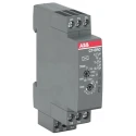 ABB CT-C Series DIN Rail Snap-On Timer Relay 2-Contact 24 to 240 V AC ON Delay 0.05 s to 100 h 1SVR508100R0100 CT-ERC.22