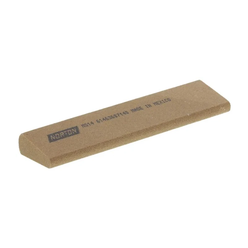 Norton Medium Round Edge Aluminium Oxide Sharpening Stone 102mm x 25mm x 11mm 61463687140