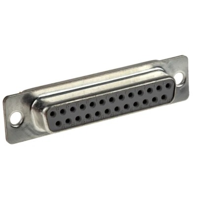 Cinch 25 Way Straight 2.76 mm Pitch Through Hole D-Sub Connector Female FDB-25S0L2T2/1