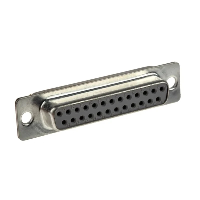 Cinch 25 Way Straight 2.76 mm Pitch Through Hole D-Sub Connector Female FDB-25S0L2T2/1