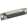 Cinch 25 Way Straight 2.76 mm Pitch Through Hole D-Sub Connector Female FDB-25S0L2T2/1