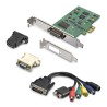 StarTech.com PCIe Graphics Card with 2 GB Memory, HDMI, DVI, VGA Outputs PEXHDCAP2