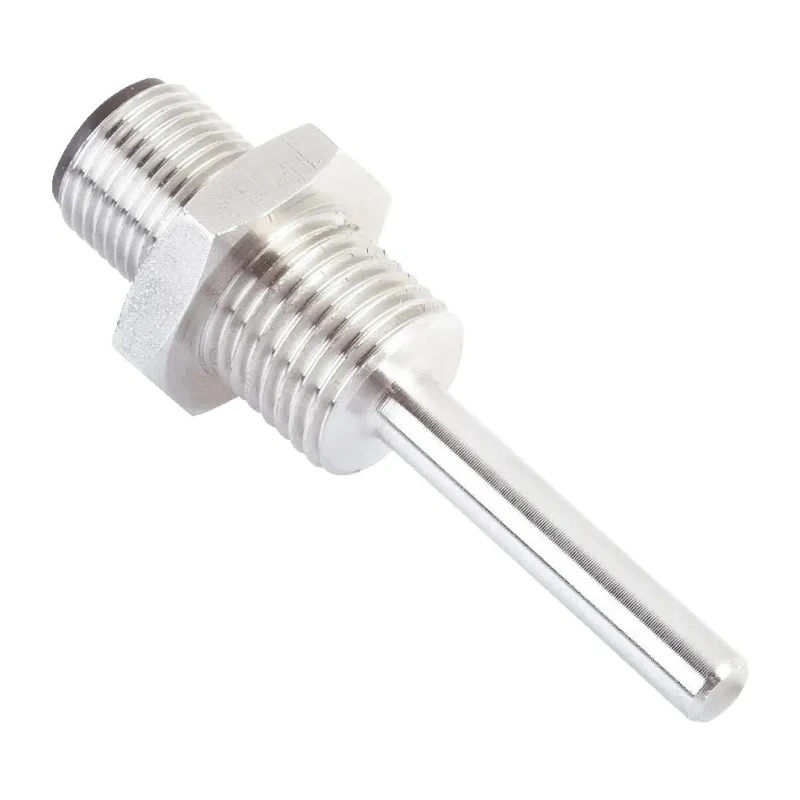 SICK PT100 RTD Sensor Stainless Steel Probe 6 mm Diameter, 60 mm Length, 3 Wire, 130 °C Max TSP-1QAG10606MZS