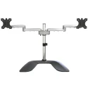 StarTech.com Silver Monitor Arm Desk Mount with VESA 75x75 & 100x100 Support 8kg Load ARMDUALSS