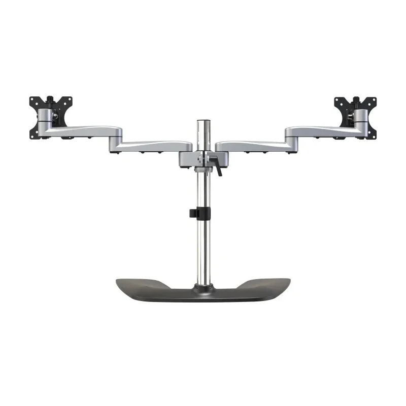 StarTech.com Silver Monitor Arm Desk Mount with VESA 75x75 & 100x100 Support 8kg Load ARMDUALSS