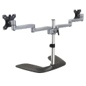 StarTech.com Silver Monitor Arm Desk Mount with VESA 75x75 & 100x100 Support 8kg Load ARMDUALSS