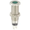 Sloan Green LED Panel Mount Indicator, 8.2 mm Mount Hole, IP68 Rated, 2.1 V, 80mcd Luminous Intensity 3444S1G1G5100