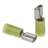 Molex Yellow Insulated Female Spade Connector 4.75 x 0.81 mm, Crimp Termination, 14 AWG to 12 AWG 190190049